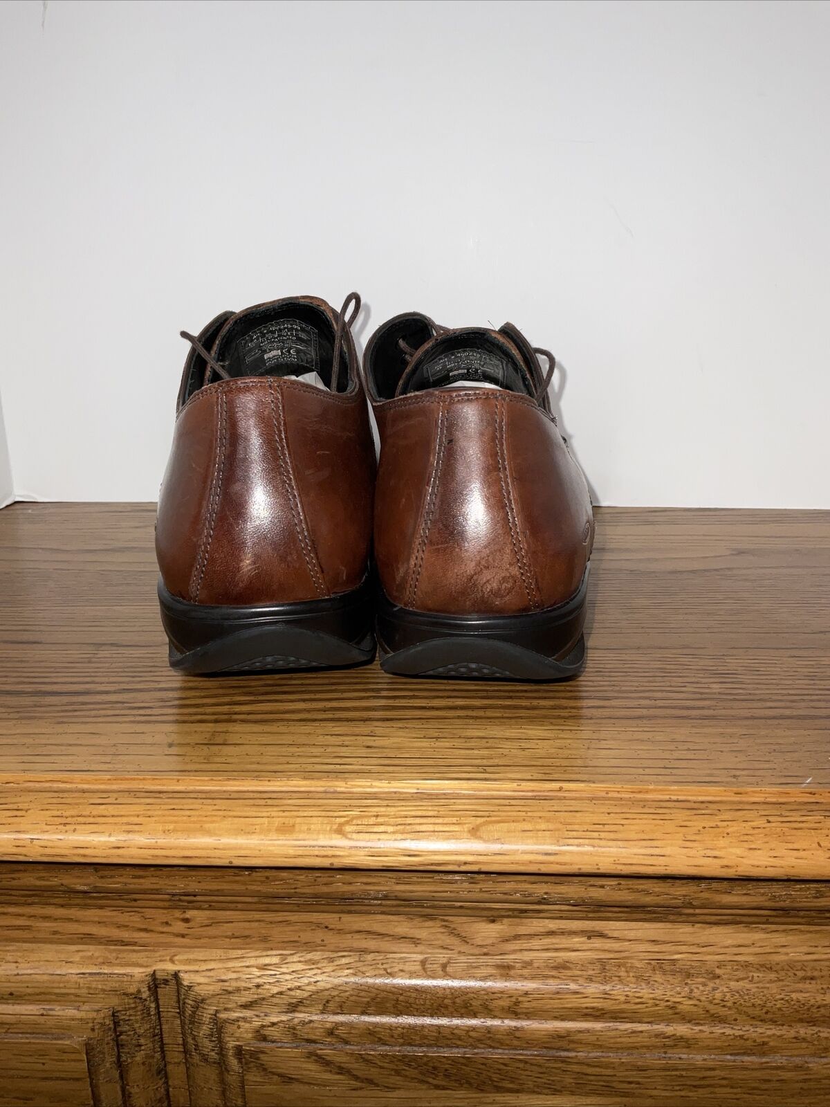 MBT Brown Leather Oxford Dress Shoes Men's 11-11.5