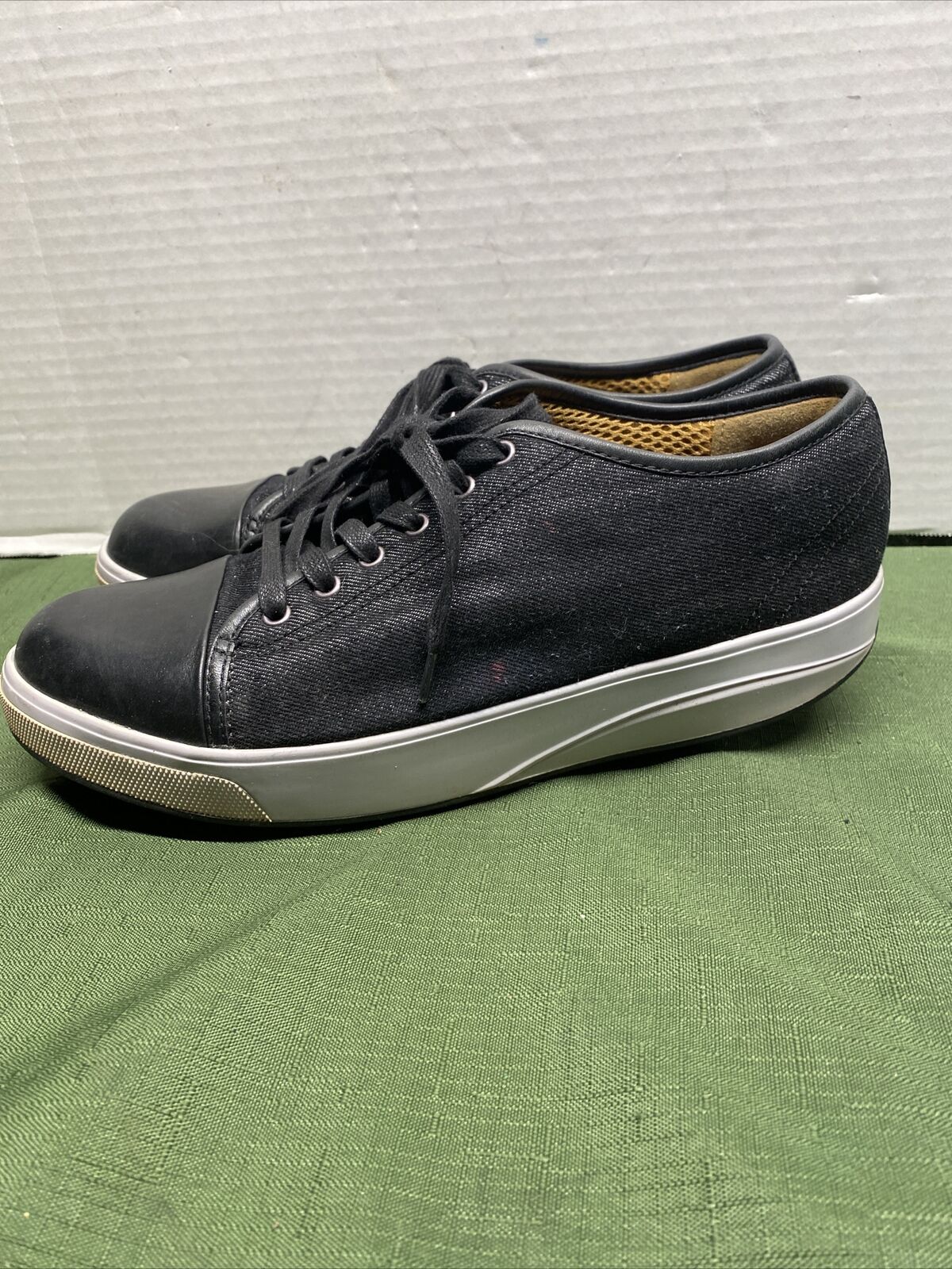 MBT Men's Leather & Canvas Comfort Shoes