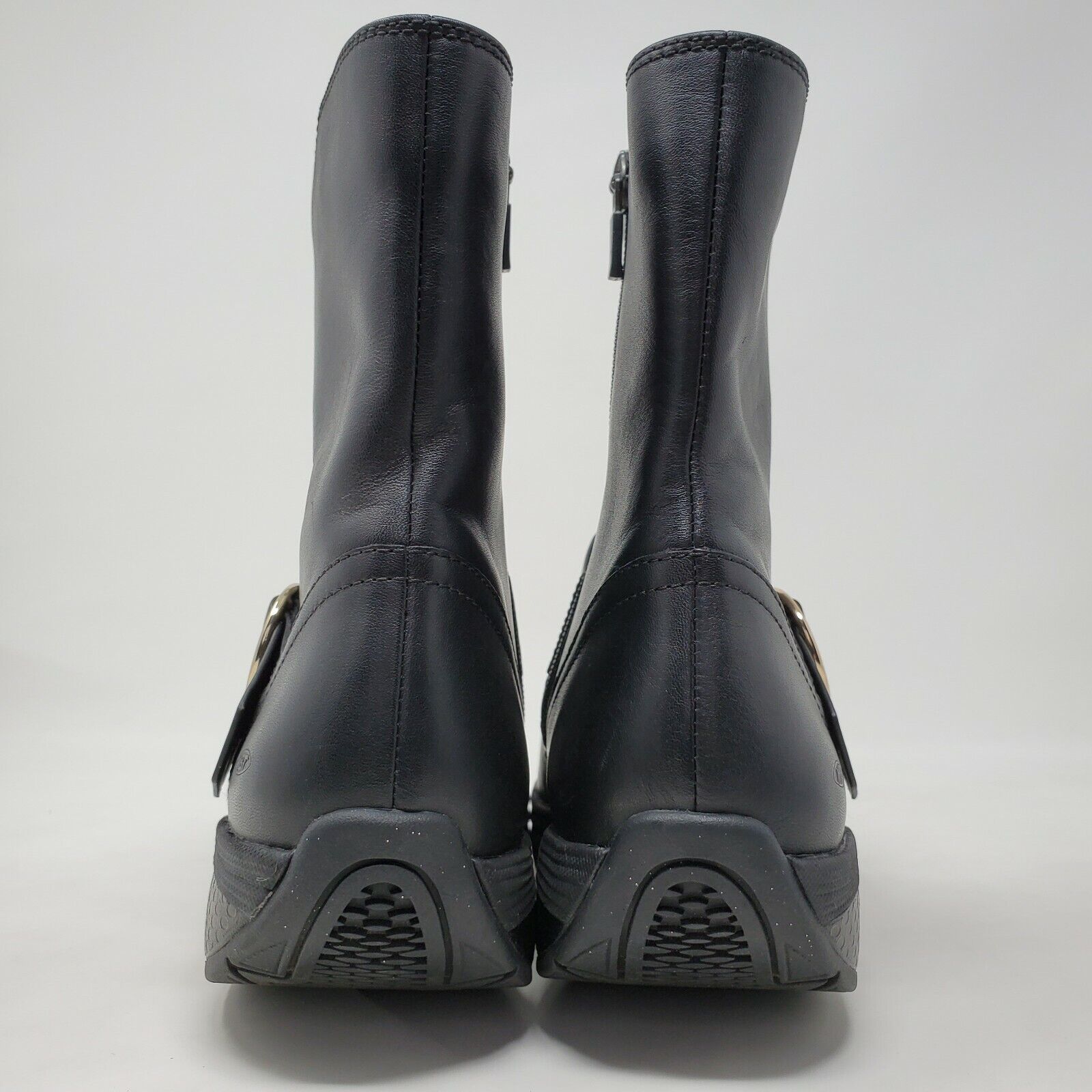 MBT Black Nappa Women's Mid Boot (Size 5-5.5)