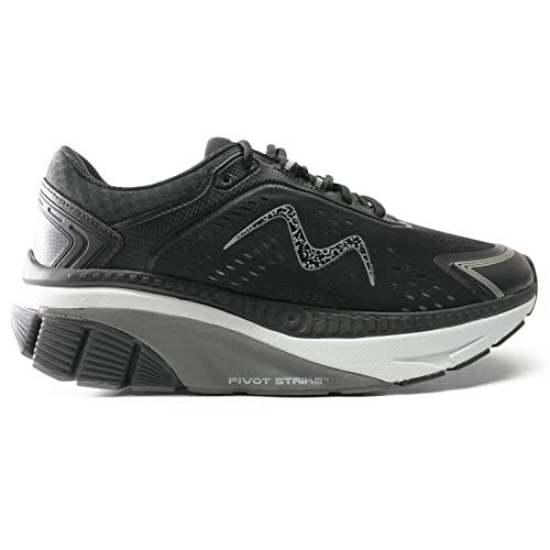 MBT Rocker Bottom Shoes Men’s – Athletic Running Shoes Z-3000 - Black/Grey
