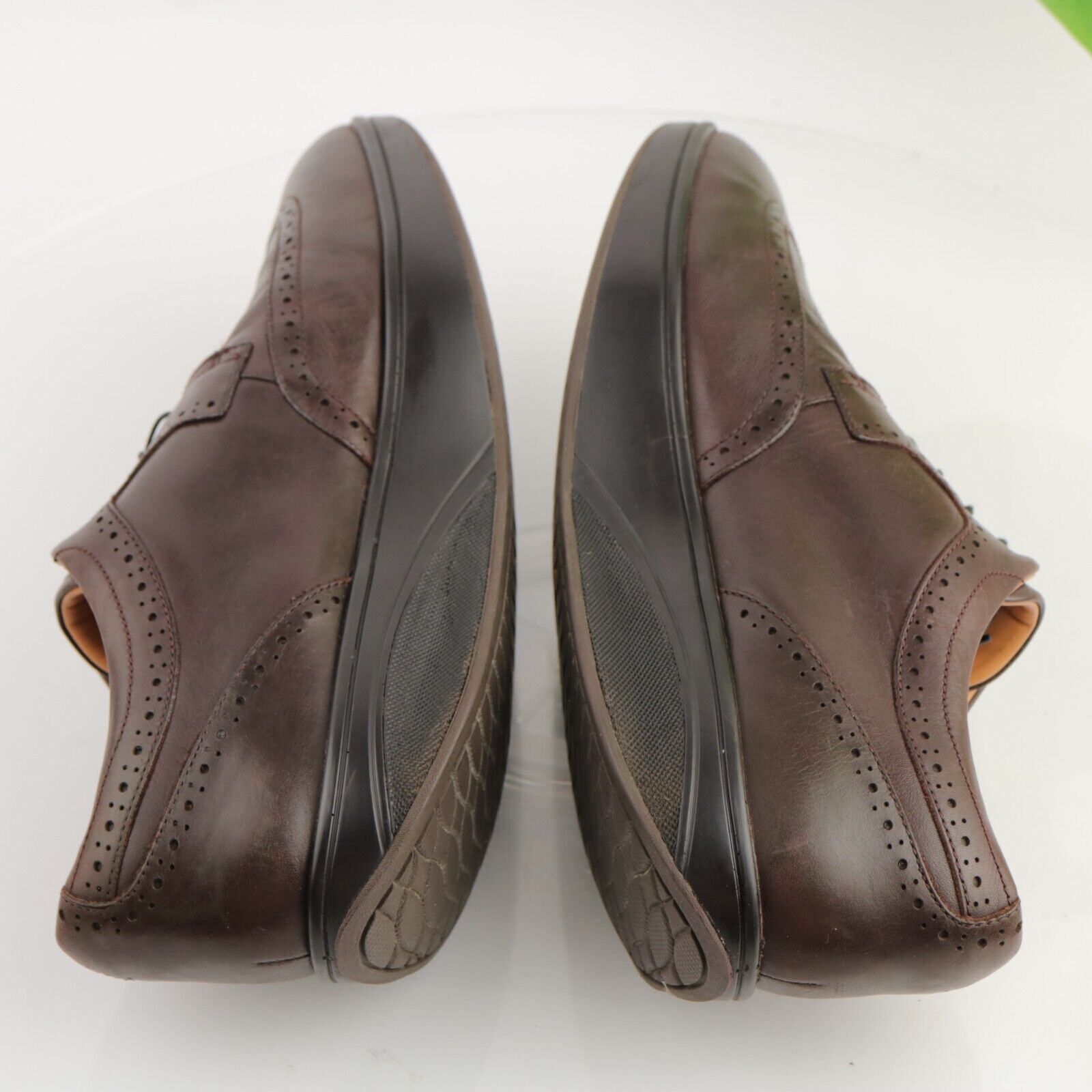 MBT Men's Brown Leather Wingtip Oxford Size 10