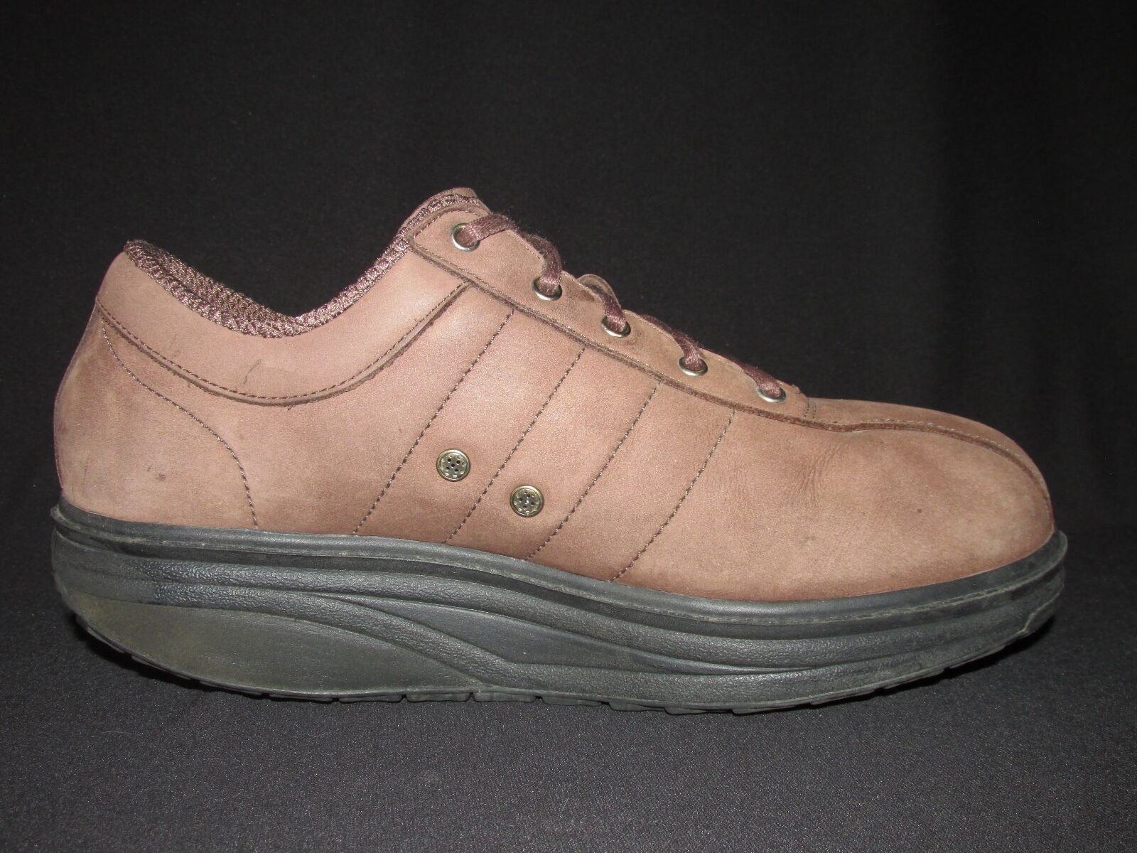 MBT Men's Brown Suede Walking Shoes US 11.5M