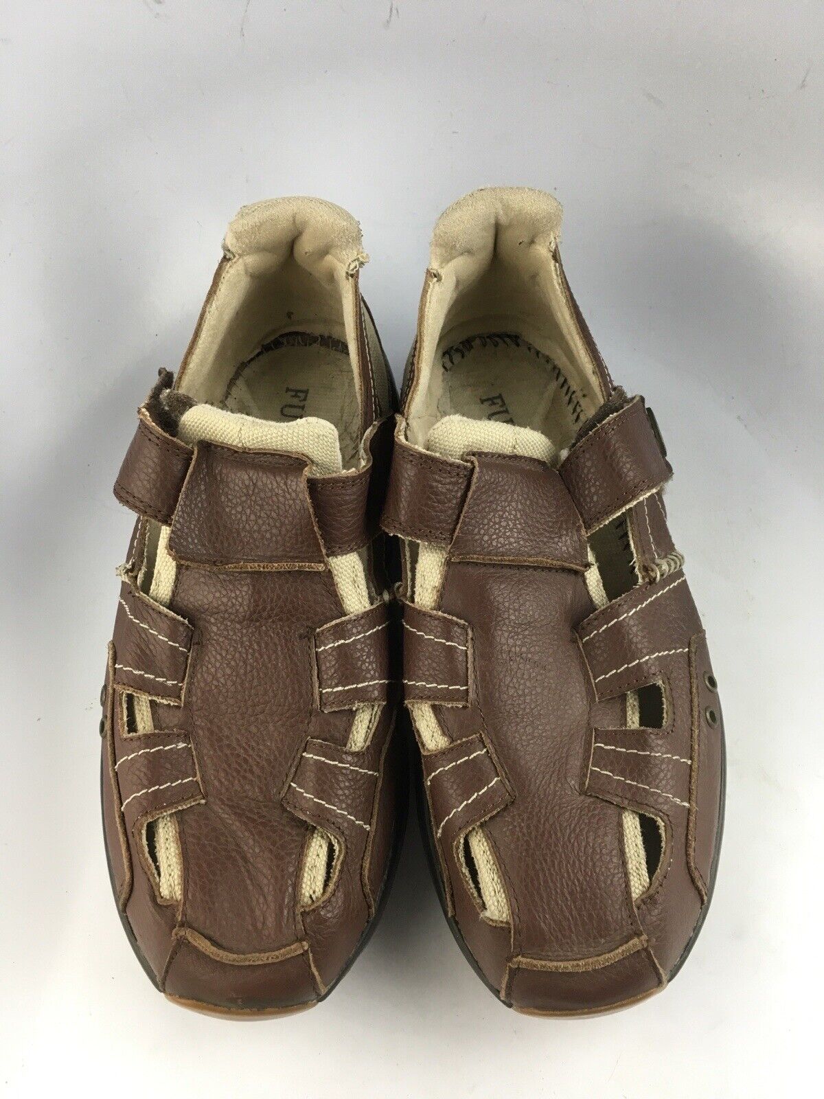 MBT Brown Leather Men's Sandal Sz 9.5