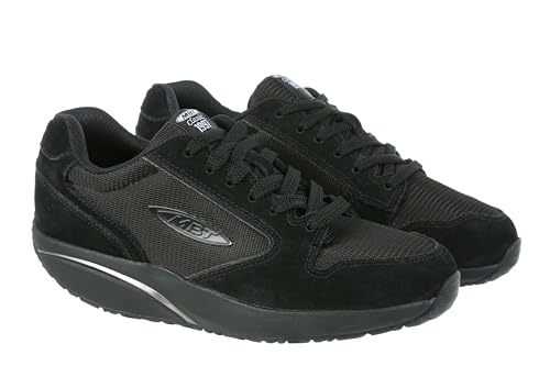 MBT Men's Rocker Bottom Shoes - Black/Black