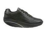 MBT Womens MBT-1997 Synthetic Leather Black Trainers 6-6.5 US