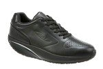 MBT Womens MBT-1997 Synthetic Leather Black Trainers 6-6.5 US