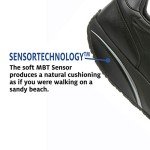 MBT Womens MBT-1997 Synthetic Leather Black Trainers 6-6.5 US