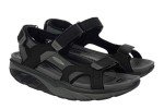 MBT Men's Black Charcoal Grey Sandals