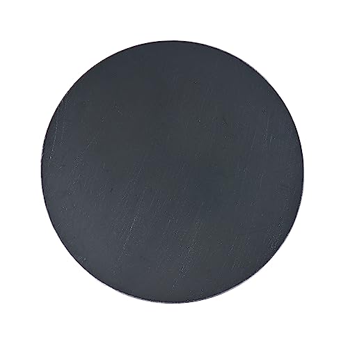 Matte Black 16" Iron Side Table for Outdoors