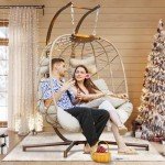 NICESOUL Extra Large Double Swing Egg Chair