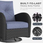 LayinSun 6-Piece Rattan Outdoor Furniture Set