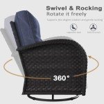 LayinSun 6-Piece Rattan Outdoor Furniture Set