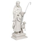 Jesus The Good Shepherd Garden Statue - 28 Inches