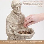 St. Francis Garden Statue with Bird Feeder