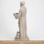 St. Francis Garden Statue with Bird Feeder