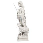 Jesus The Good Shepherd Garden Statue - 28 Inches