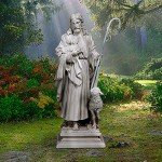 Jesus The Good Shepherd Garden Statue - 28 Inches