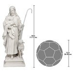 Jesus The Good Shepherd Garden Statue - 28 Inches