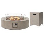 SUNBURY 50,000 BTU Circular Patio Fire Pit