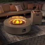 SUNBURY 50,000 BTU Circular Patio Fire Pit
