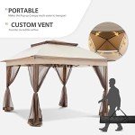 COOS BAY 11x11 Instant Gazebo Tent with Netting