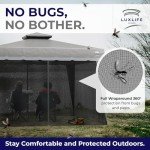 LuxLife Exteriors 11x11 Heavy Duty Pop Up Gazebo