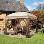 COOS BAY 11x11 Instant Gazebo Tent with Netting