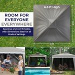 LuxLife Exteriors 11x11 Heavy Duty Pop Up Gazebo