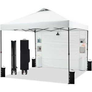 10'x10' Pop Up Canopy Tent with Sidewall