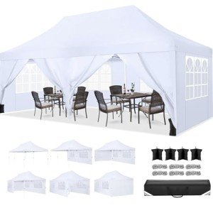 Canopy Tent with Sidewalls and UV Protection