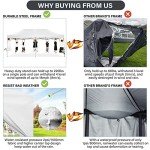 10x20 Heavy Duty Pop Up Canopy Tent