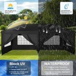 COBIZI 10x20 Portable Pop Up Canopy with Sidewalls