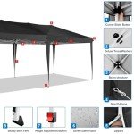 COBIZI 10x20 Portable Pop Up Canopy with Sidewalls