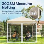 VIVOHOME 10x10ft Outdoor Pop-Up Canopy Tent
