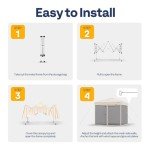 VIVOHOME 10x10ft Outdoor Pop-Up Canopy Tent