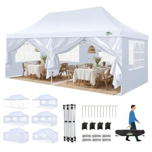 Canopy Tent with Sidewalls and UV Protection