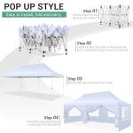 Canopy Tent with Sidewalls and UV Protection