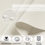 6-Pack Outdoor Patio Chair Cushions Covers 25"x25