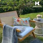 Set of 2 Water-Resistant Patio Lumbar Pillows