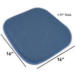 Honeycomb Non-Slip Memory Foam Chair Cushion Pack