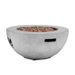 Modern Round Propane Fire Pit Table for Outdoors