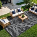Genimo 10x14 Waterproof Outdoor Patio Rug