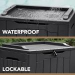 Devoko 30 Gallon Waterproof Deck Storage Box