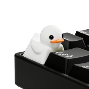 Duckeys White Keycap Set for MX Mechanical Keyboards