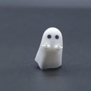 REDQIN ULTRAEQUIP Cute Ghost Resin Keycap 1U