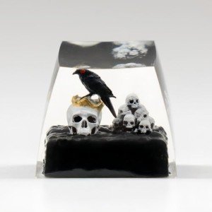 Artisan Skull Keycap for Mechanical Keyboards