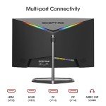 Sceptre 24.5" Curved Gaming Monitor 240Hz 1080p