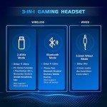 Gtheos Wireless Gaming Headset with Noise Canceling Mic