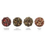 Tea Forte Warming Joy Holiday Petite Tea Tree, Stocking Stuffer Tea Sampler Gift Set, Assorted Winter Organic Tea Bags Variety, 4 Tea Infuser Bags