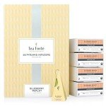 Tea Forte Blueberry Merlot Herbal Tea Event Box, Bulk Pack of 48 Pyramid Infuser Tea Sachets for All Occasions